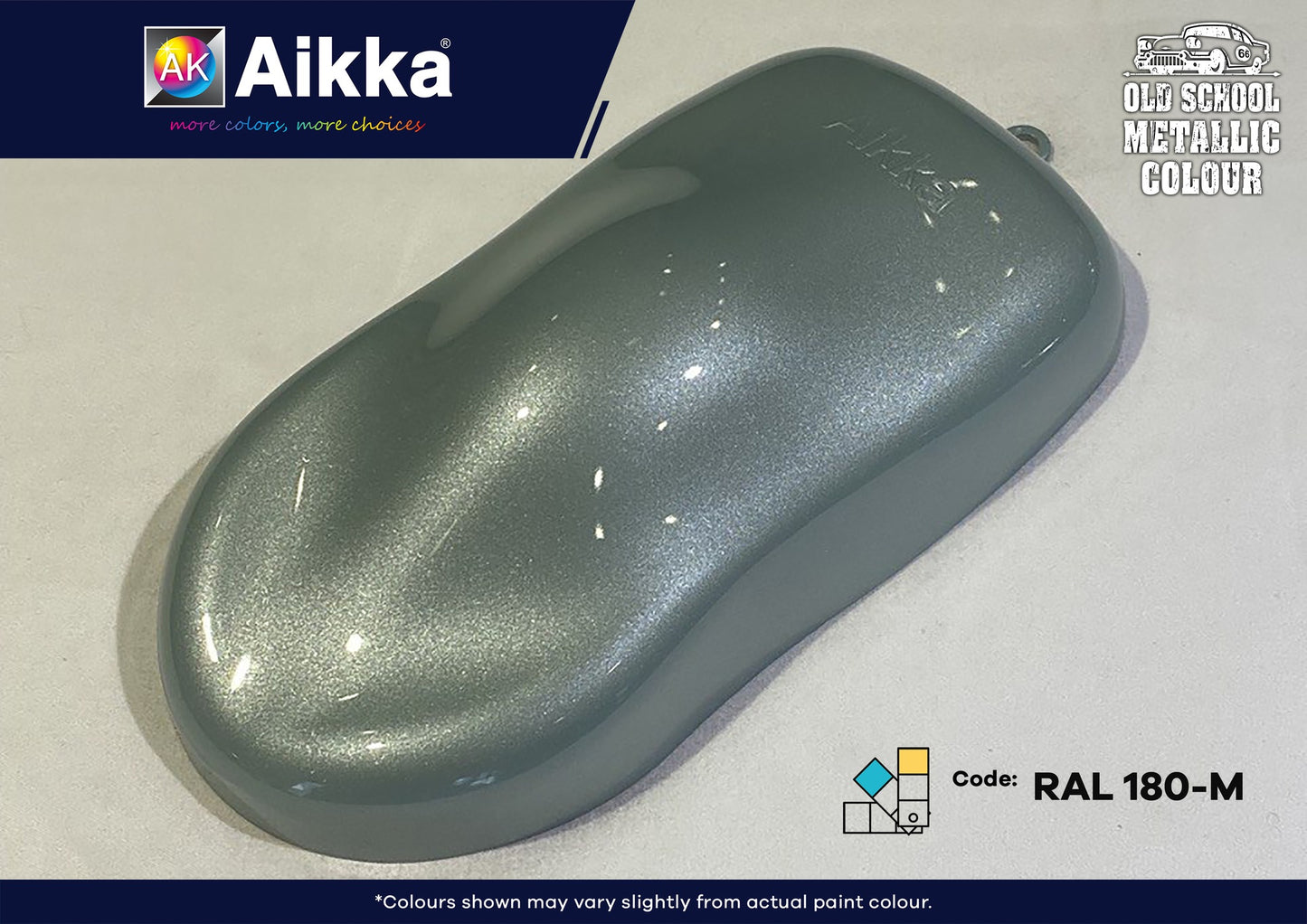 RAL - OLD SCHOOL RAL METALLIC COLOUR AIKKA - 70 couleurs