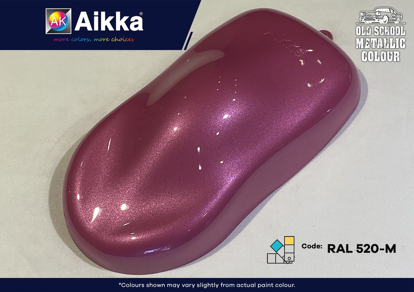 RAL - OLD SCHOOL RAL METALLIC COLOUR AIKKA - 70 couleurs