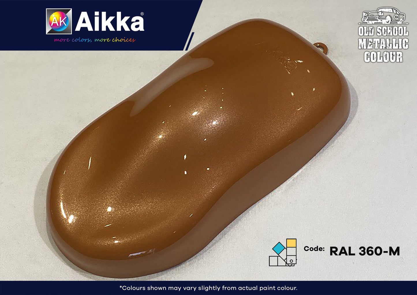 RAL - OLD SCHOOL RAL METALLIC COLOUR AIKKA - 70 couleurs