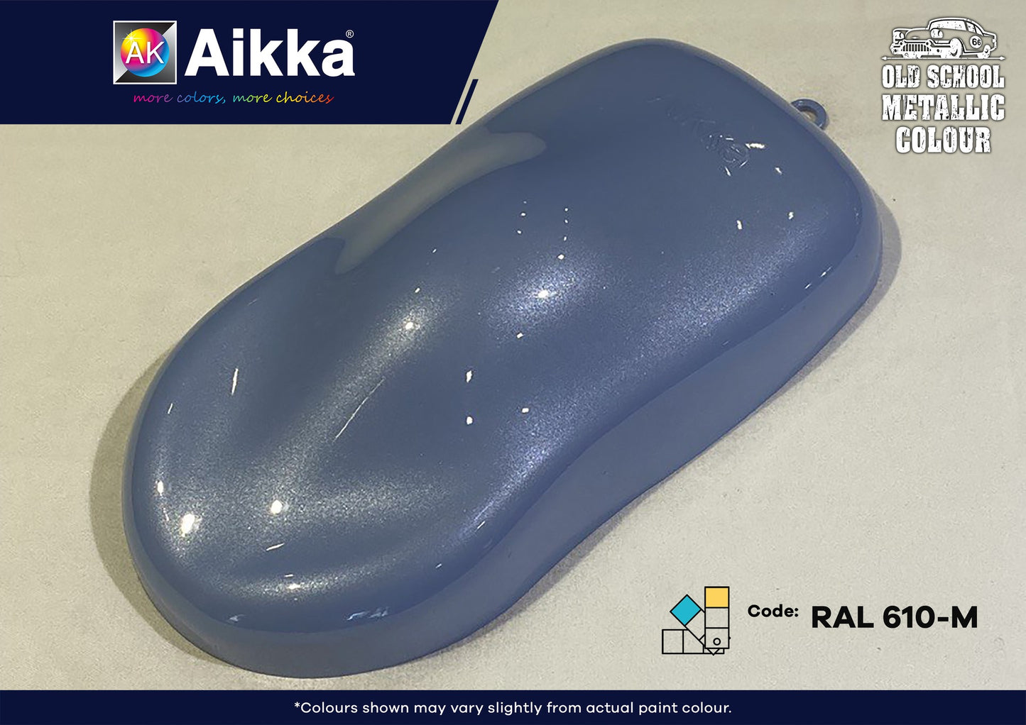 RAL - OLD SCHOOL RAL METALLIC COLOUR AIKKA - 70 couleurs