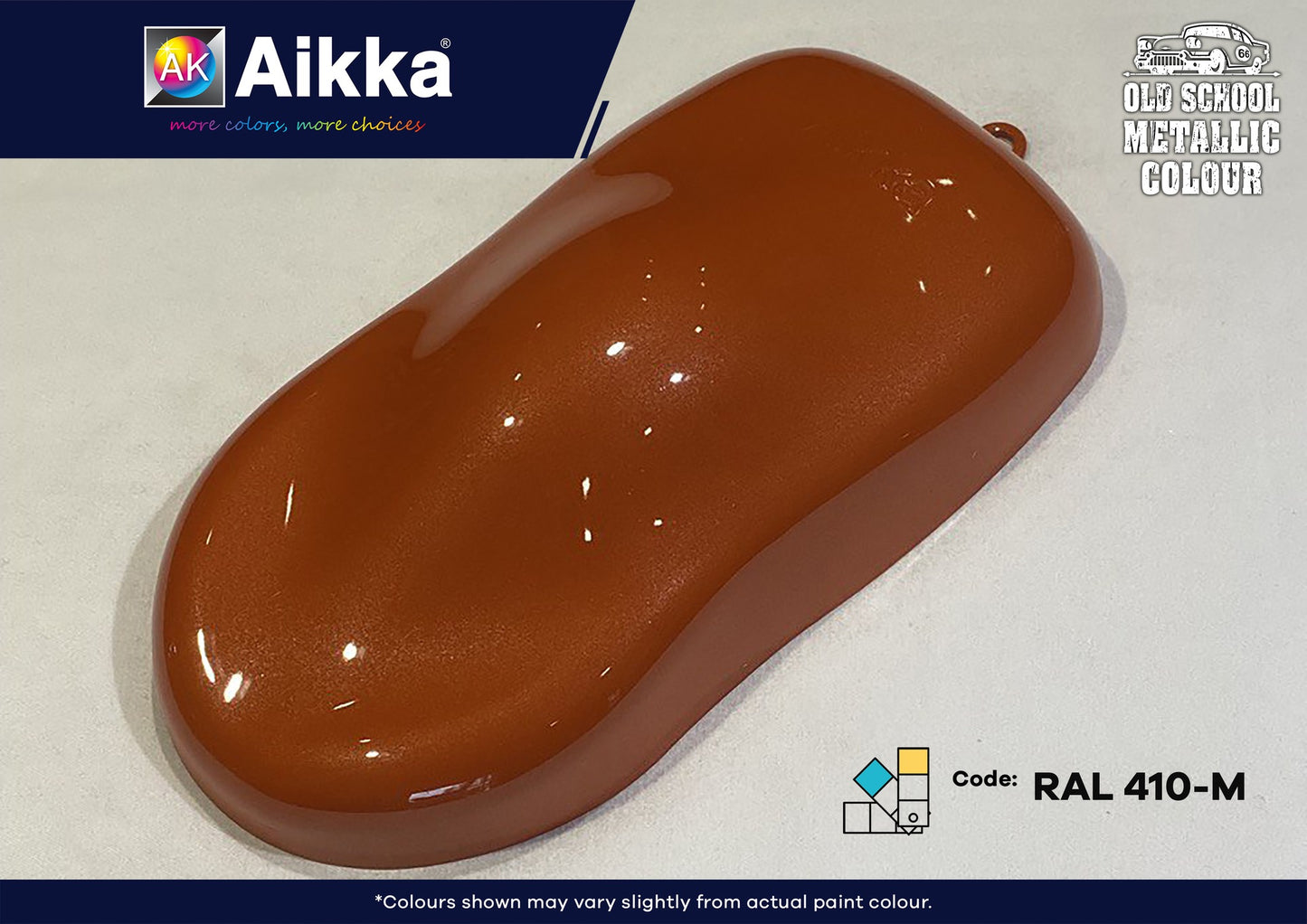 RAL - OLD SCHOOL RAL METALLIC COLOUR AIKKA - 70 couleurs