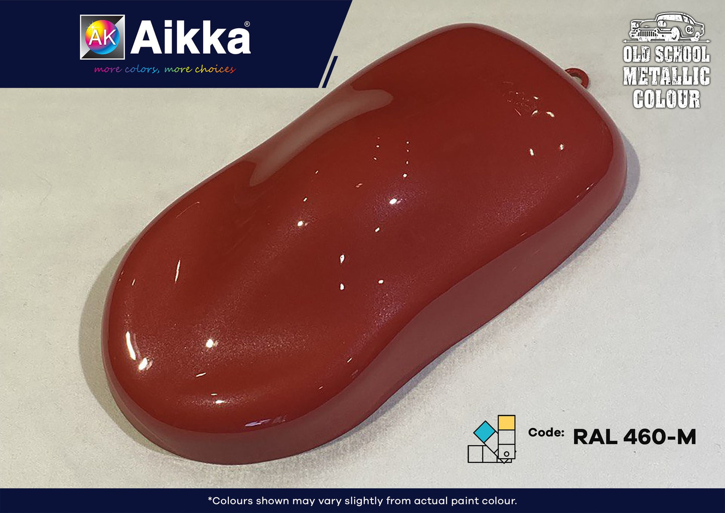 RAL - OLD SCHOOL RAL METALLIC COLOUR AIKKA - 70 couleurs