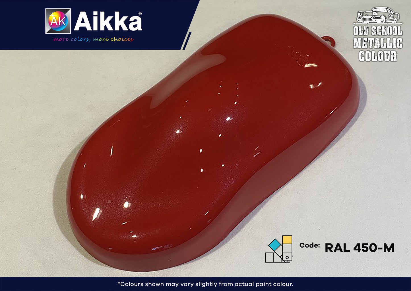 RAL - OLD SCHOOL RAL METALLIC COLOUR AIKKA - 70 couleurs