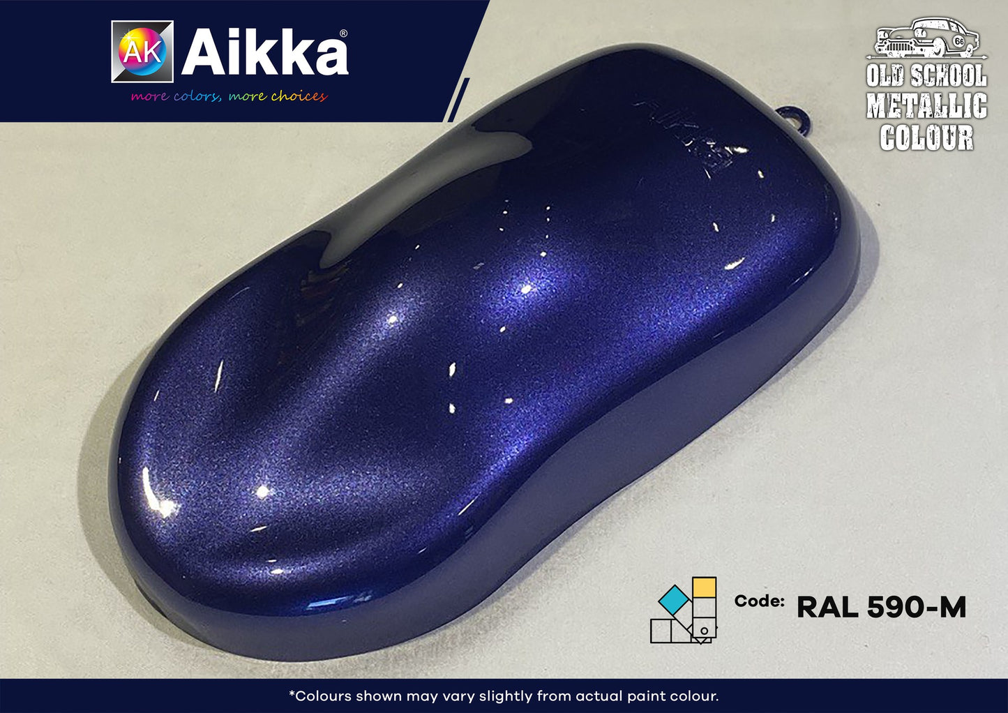 RAL - OLD SCHOOL RAL METALLIC COLOUR AIKKA - 70 couleurs