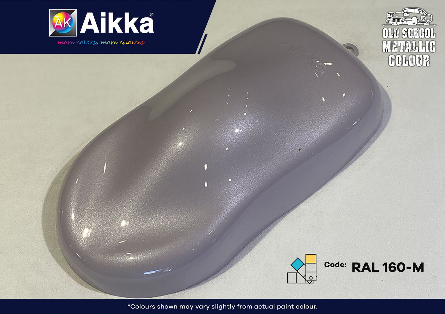 RAL - OLD SCHOOL RAL METALLIC COLOUR AIKKA - 70 couleurs