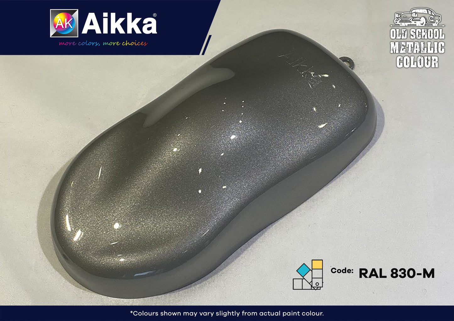 RAL - OLD SCHOOL RAL METALLIC COLOUR AIKKA - 70 couleurs