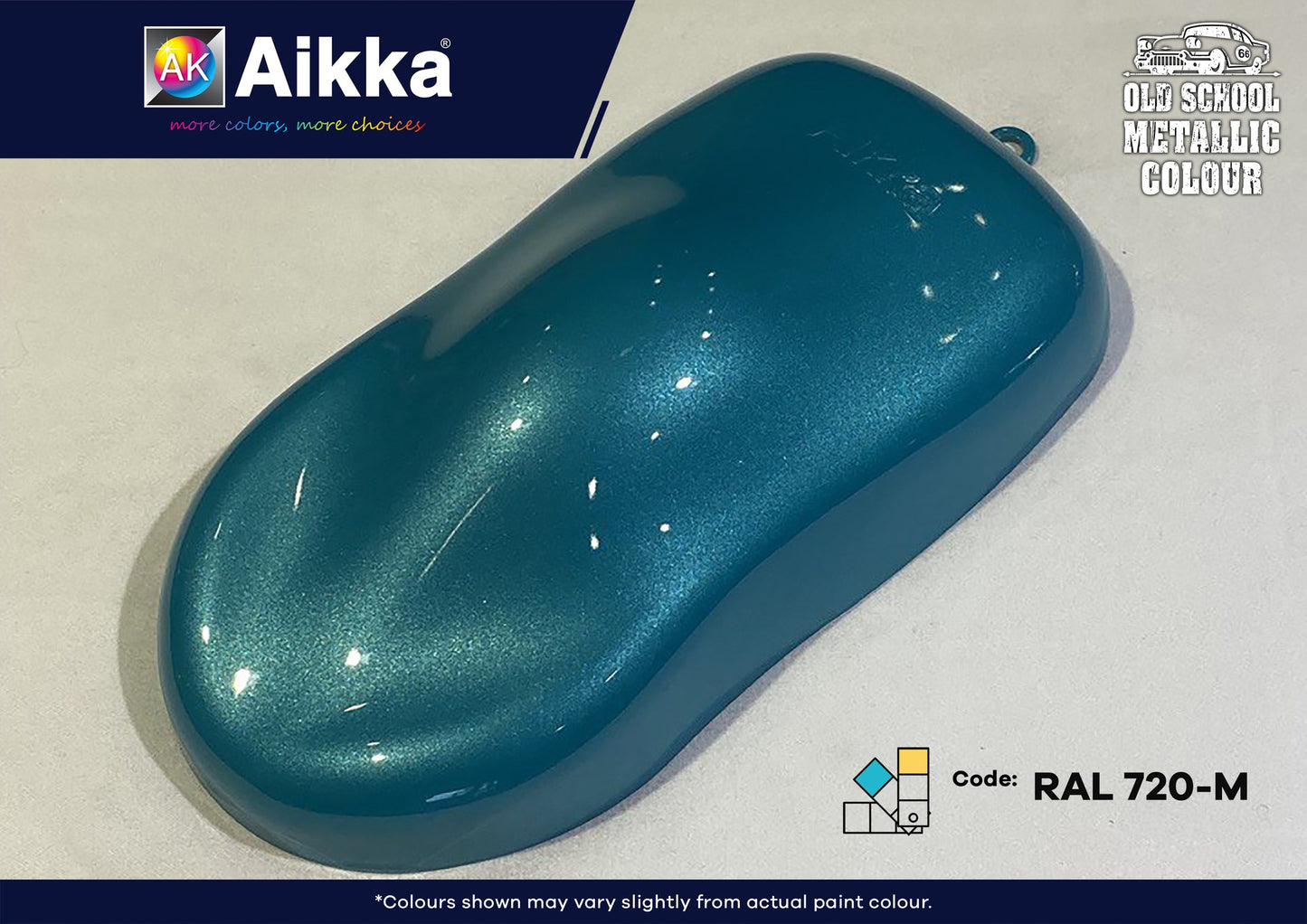 RAL - OLD SCHOOL RAL METALLIC COLOUR AIKKA - 70 couleurs