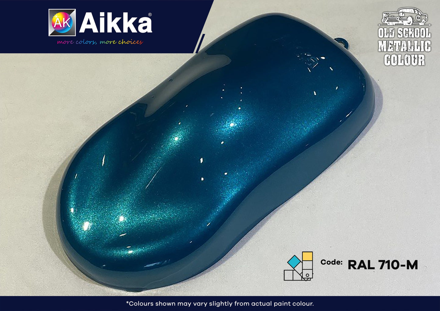 RAL - OLD SCHOOL RAL METALLIC COLOUR AIKKA - 70 couleurs