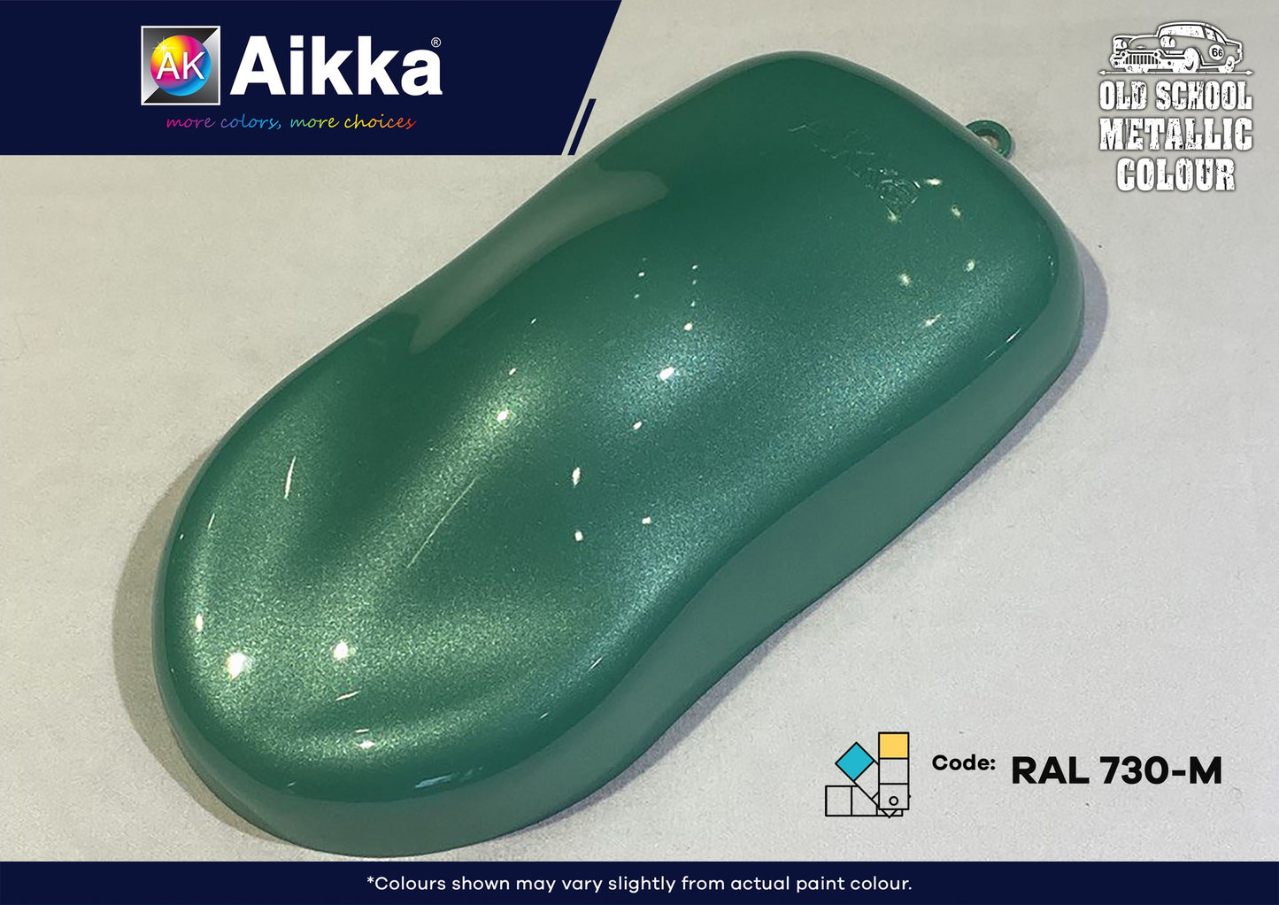 RAL - OLD SCHOOL RAL METALLIC COLOUR AIKKA - 70 couleurs