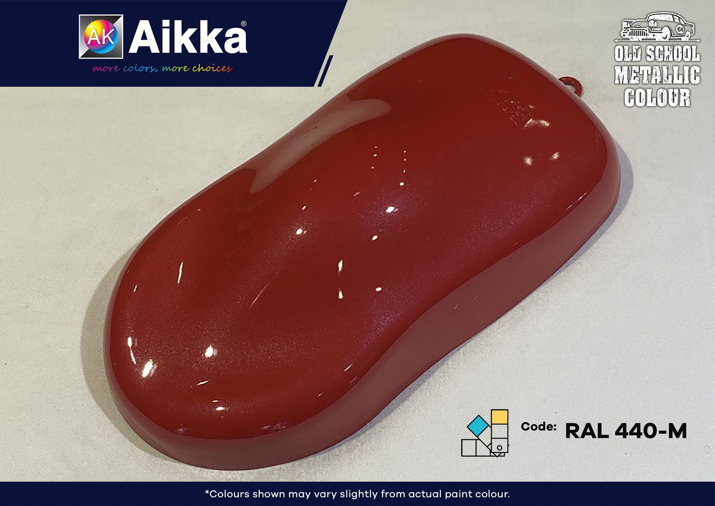 RAL - OLD SCHOOL RAL METALLIC COLOUR AIKKA - 70 couleurs