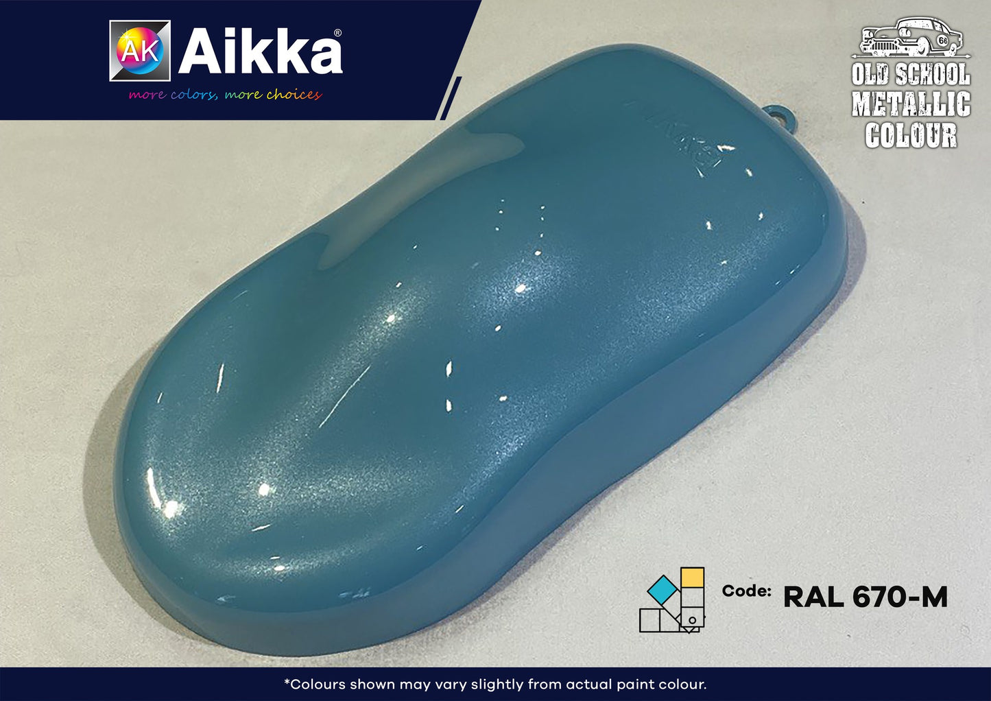 RAL - OLD SCHOOL RAL METALLIC COLOUR AIKKA - 70 couleurs
