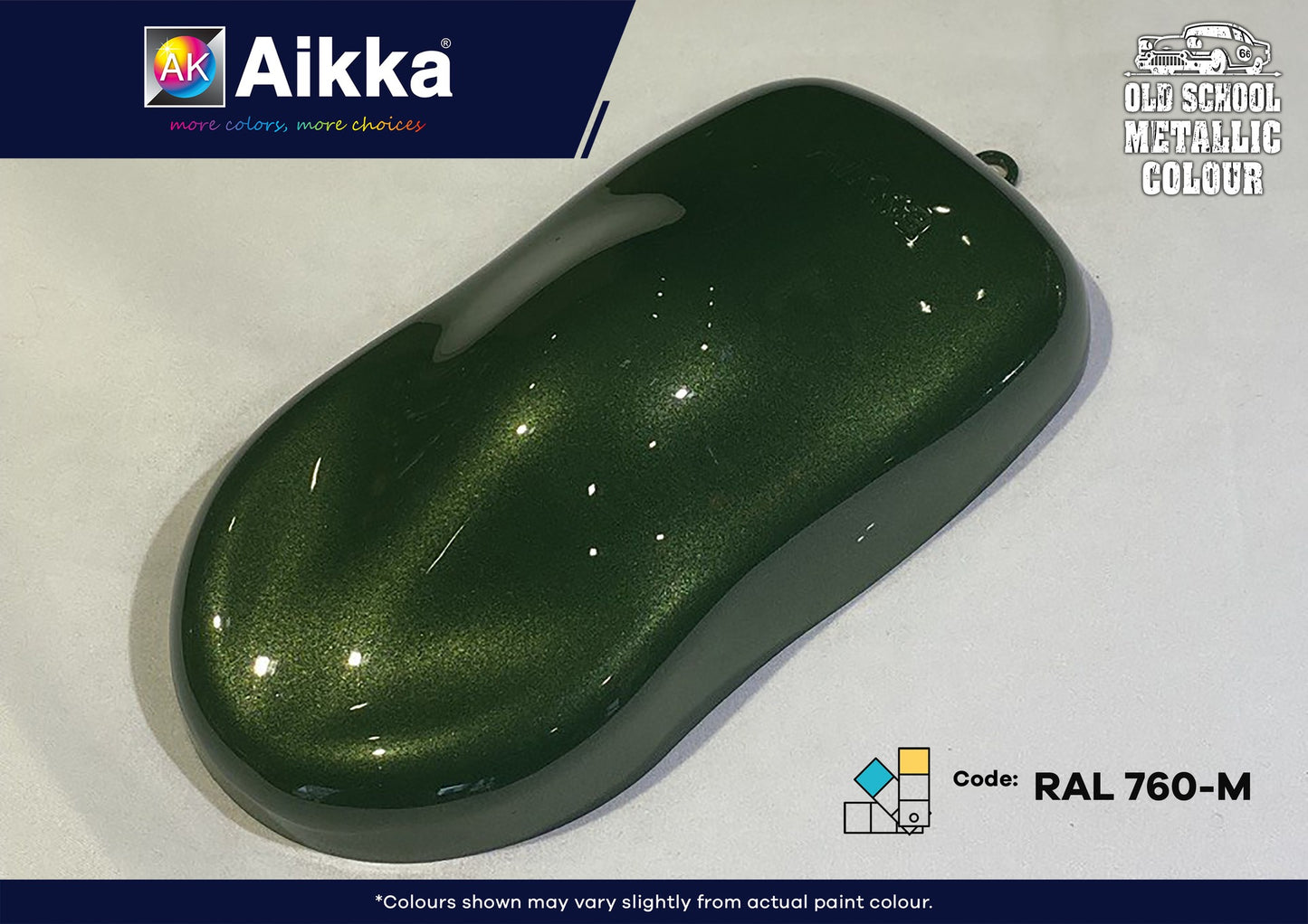 RAL - OLD SCHOOL RAL METALLIC COLOUR AIKKA - 70 couleurs