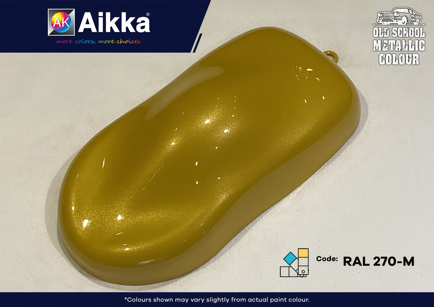 RAL - OLD SCHOOL RAL METALLIC COLOUR AIKKA - 70 couleurs