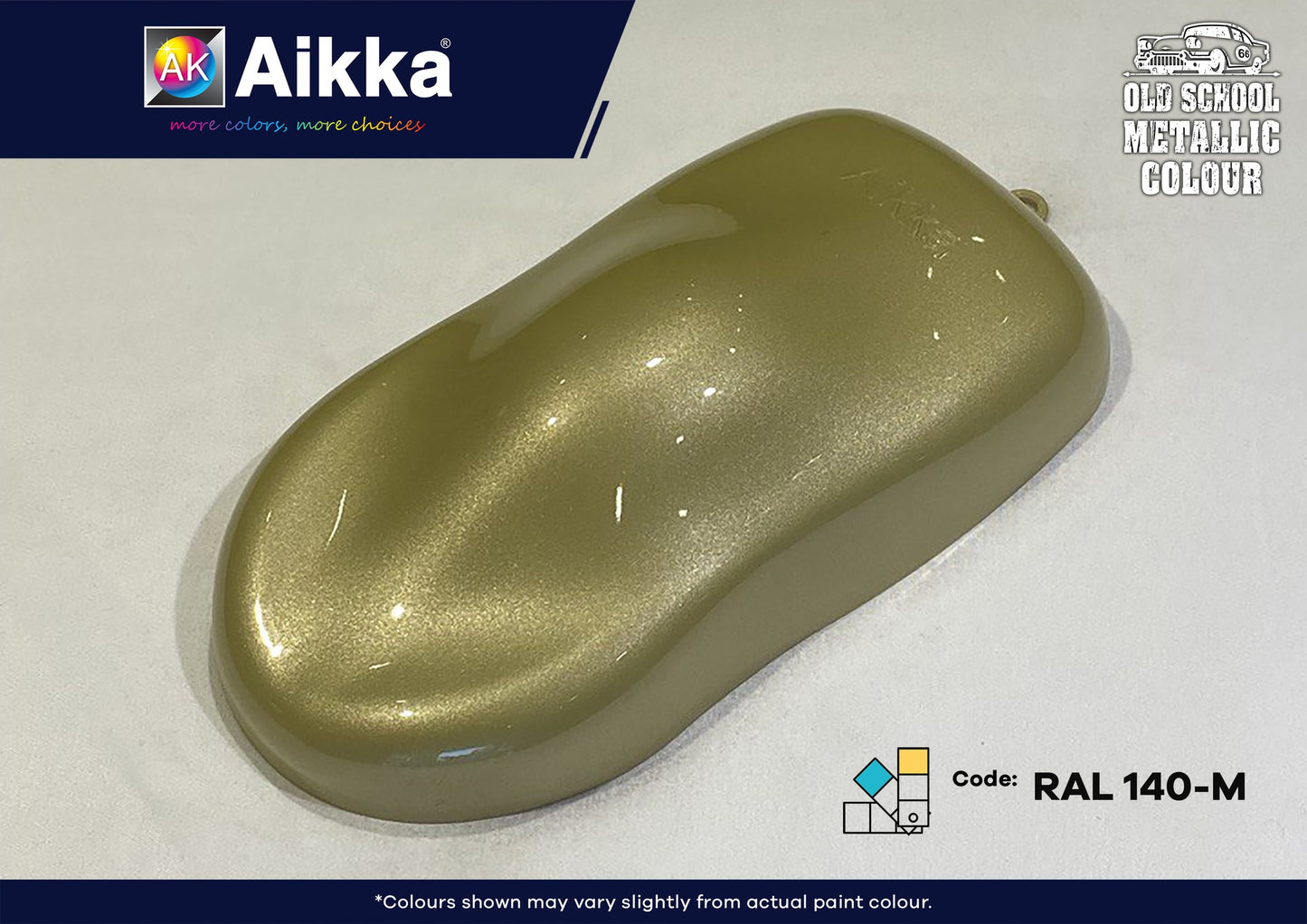 RAL - OLD SCHOOL RAL METALLIC COLOUR AIKKA - 70 couleurs
