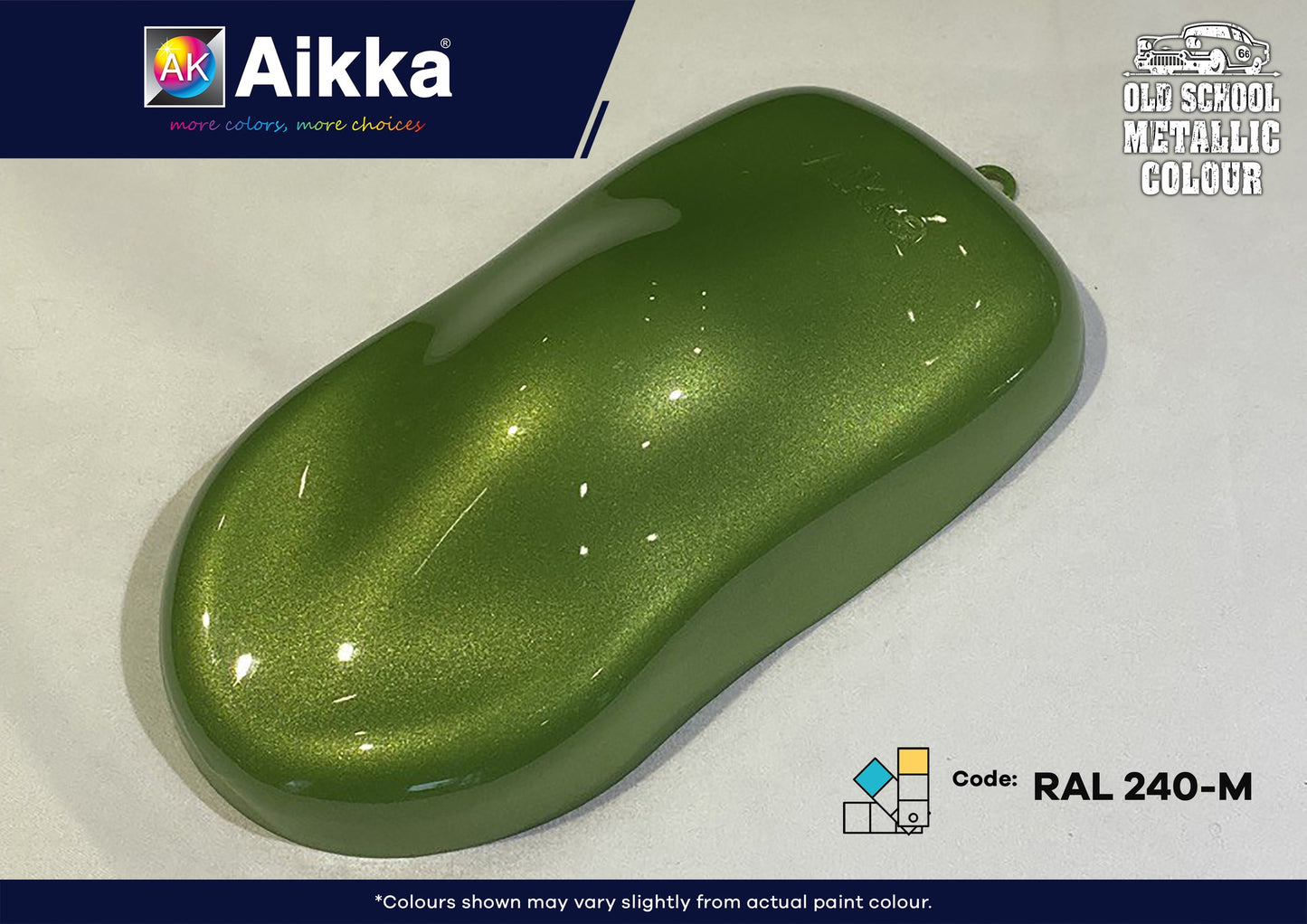 RAL - OLD SCHOOL RAL METALLIC COLOUR AIKKA - 70 couleurs