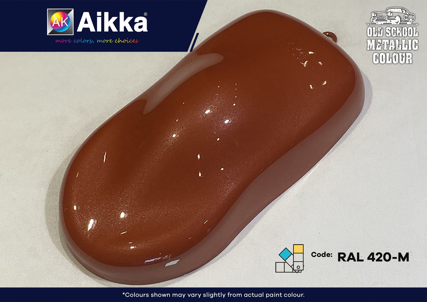 RAL - OLD SCHOOL RAL METALLIC COLOUR AIKKA - 70 couleurs