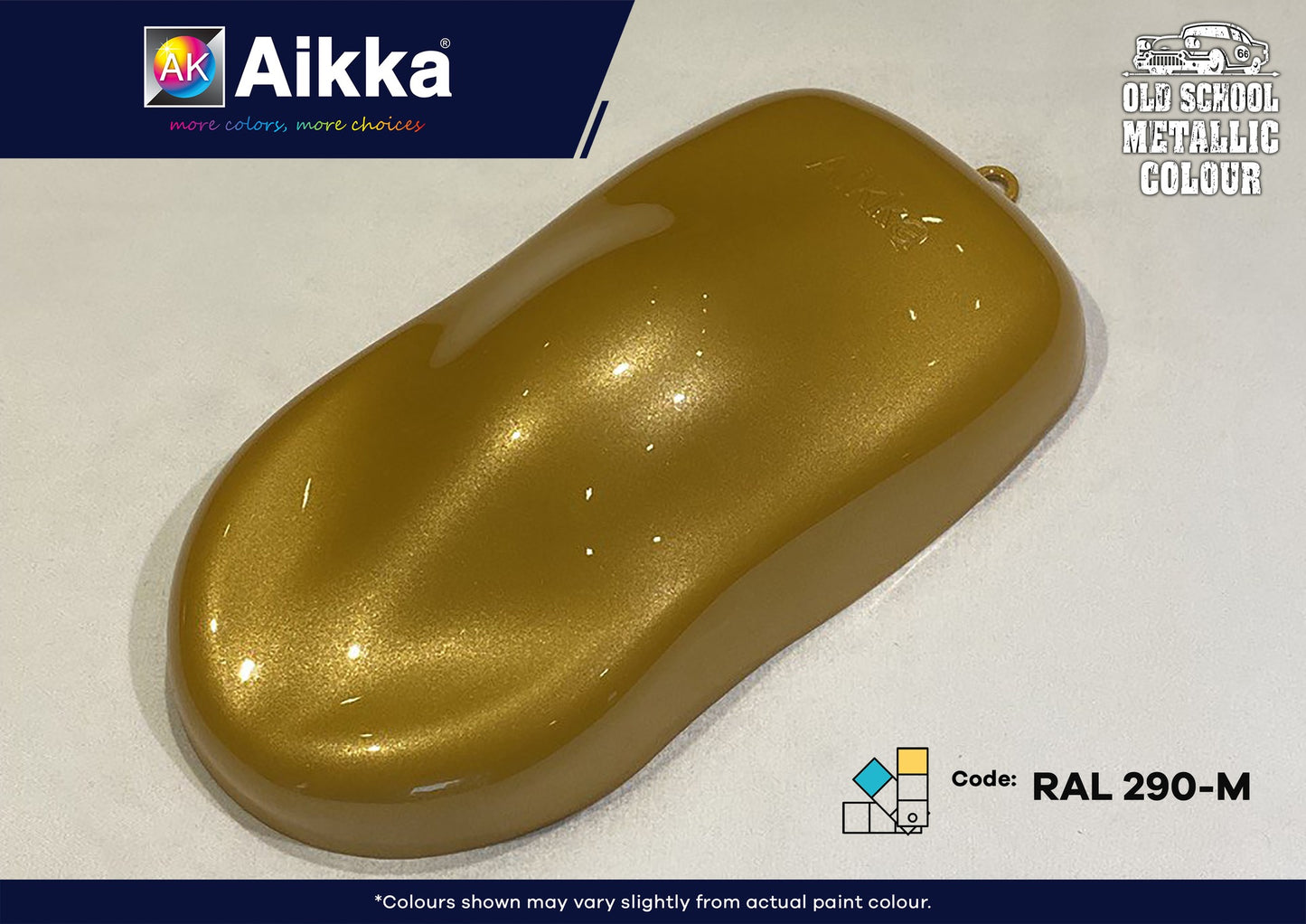 RAL - OLD SCHOOL RAL METALLIC COLOUR AIKKA - 70 couleurs