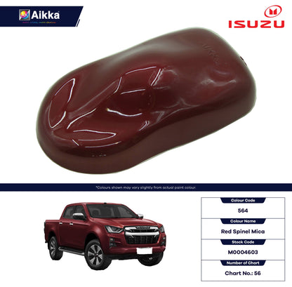 ISUZU - TEINTES ORIGINE CONSTRUCTEUR ISUZU - 130 teintes