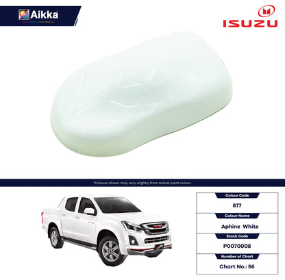 ISUZU - TEINTES ORIGINE CONSTRUCTEUR ISUZU - 130 teintes