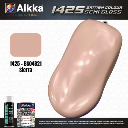SATINE OPAQUE 1/2 - BRITISH STANDARD SEMI GLOSS COLOUR AIKKA (auto base ou auto kril) - 250 couleurs