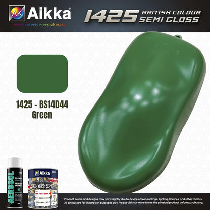 SATINE OPAQUE 1/2 - BRITISH STANDARD SEMI GLOSS COLOUR AIKKA (auto base ou auto kril) - 250 couleurs