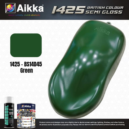 SATINE OPAQUE 1/2 - BRITISH STANDARD SEMI GLOSS COLOUR AIKKA (auto base ou auto kril) - 250 couleurs