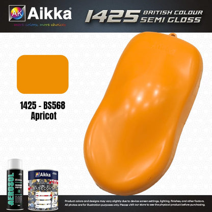 SATINE OPAQUE 1/2 - BRITISH STANDARD SEMI GLOSS COLOUR AIKKA (auto base ou auto kril) - 250 couleurs