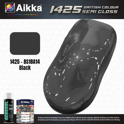 SATINE OPAQUE 1/2 - BRITISH STANDARD SEMI GLOSS COLOUR AIKKA (auto base ou auto kril) - 250 couleurs
