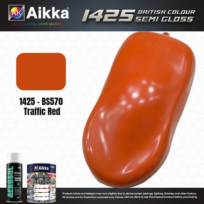 SATINE OPAQUE 1/2 - BRITISH STANDARD SEMI GLOSS COLOUR AIKKA (auto base ou auto kril) - 250 couleurs