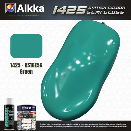 SATINE OPAQUE 1/2 - BRITISH STANDARD SEMI GLOSS COLOUR AIKKA (auto base ou auto kril) - 250 couleurs