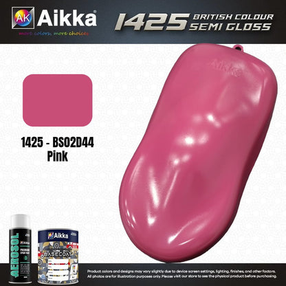 SATINE OPAQUE 1/2 - BRITISH STANDARD SEMI GLOSS COLOUR AIKKA (auto base ou auto kril) - 250 couleurs