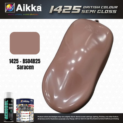 SATINE OPAQUE 1/2 - BRITISH STANDARD SEMI GLOSS COLOUR AIKKA (auto base ou auto kril) - 250 couleurs