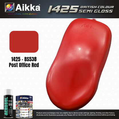 SATINE OPAQUE 1/2 - BRITISH STANDARD SEMI GLOSS COLOUR AIKKA (auto base ou auto kril) - 250 couleurs