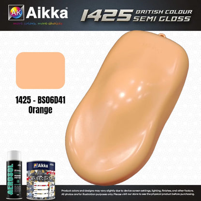SATINE OPAQUE 1/2 - BRITISH STANDARD SEMI GLOSS COLOUR AIKKA (auto base ou auto kril) - 250 couleurs
