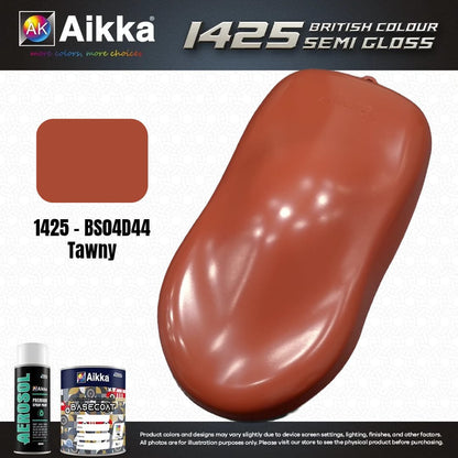 SATINE OPAQUE 1/2 - BRITISH STANDARD SEMI GLOSS COLOUR AIKKA (auto base ou auto kril) - 250 couleurs