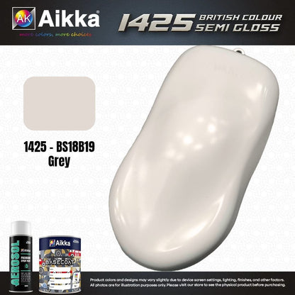 SATINE OPAQUE 1/2 - BRITISH STANDARD SEMI GLOSS COLOUR AIKKA (auto base ou auto kril) - 250 couleurs