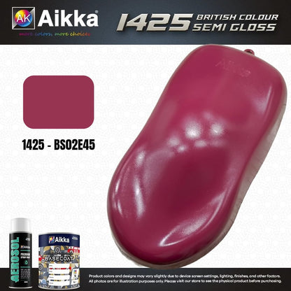 SATINE OPAQUE 1/2 - BRITISH STANDARD SEMI GLOSS COLOUR AIKKA (auto base ou auto kril) - 250 couleurs