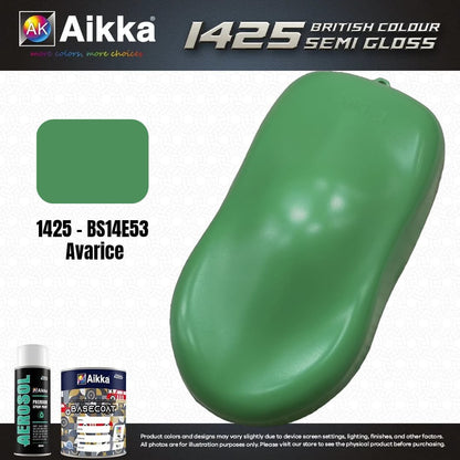 SATINE OPAQUE 1/2 - BRITISH STANDARD SEMI GLOSS COLOUR AIKKA (auto base ou auto kril) - 250 couleurs