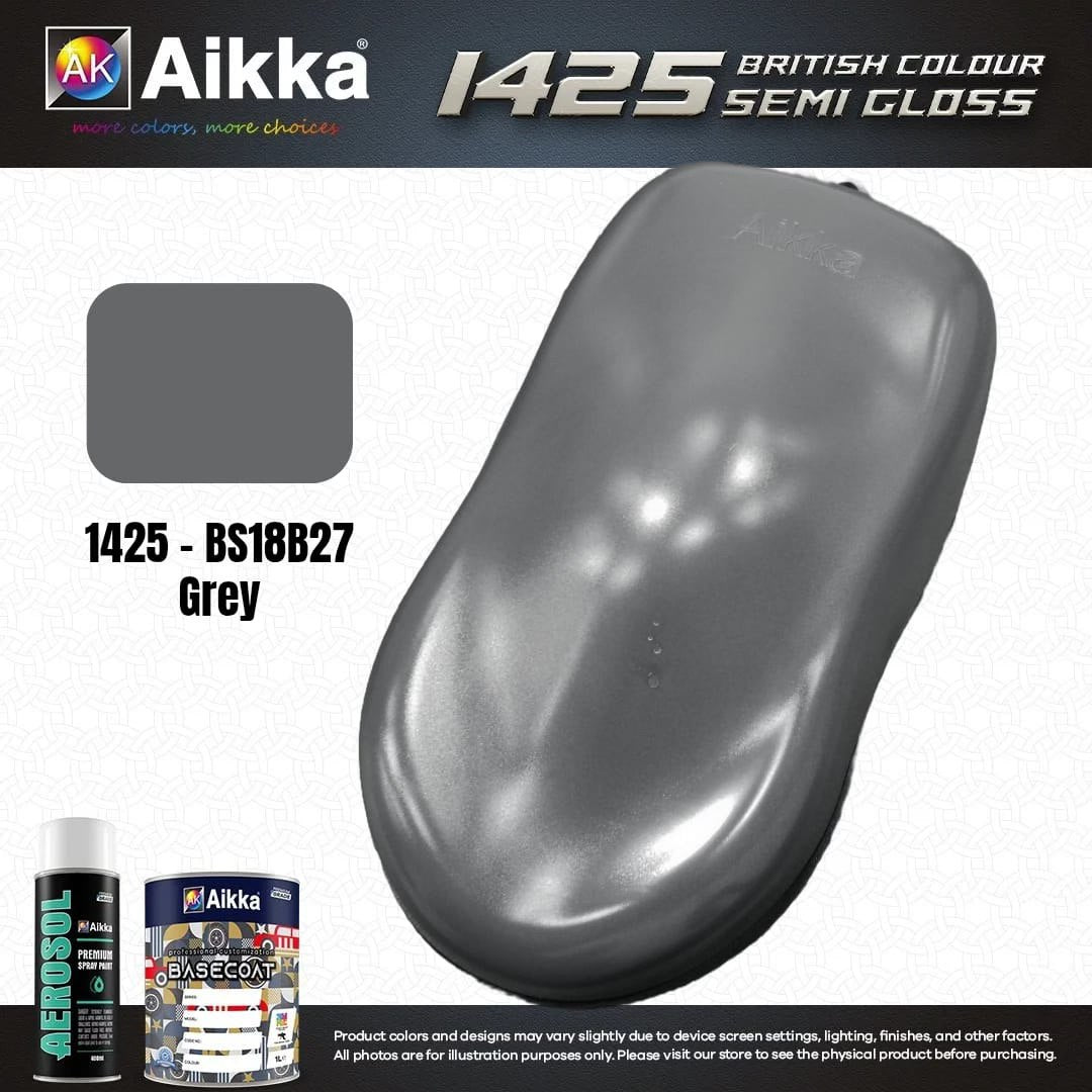 SATINE OPAQUE 1/2 - BRITISH STANDARD SEMI GLOSS COLOUR AIKKA (auto base ou auto kril) - 250 couleurs