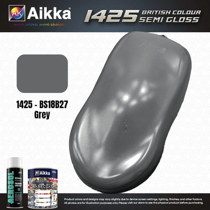 SATINE OPAQUE 1/2 - BRITISH STANDARD SEMI GLOSS COLOUR AIKKA (auto base ou auto kril) - 250 couleurs