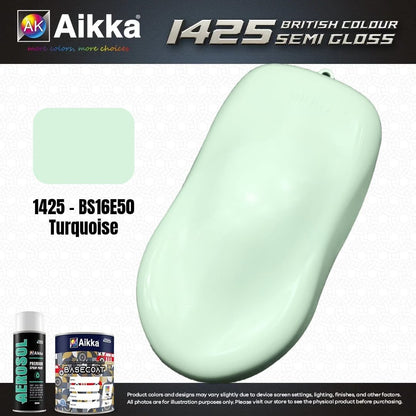 SATINE OPAQUE 1/2 - BRITISH STANDARD SEMI GLOSS COLOUR AIKKA (auto base ou auto kril) - 250 couleurs