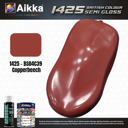 SATINE OPAQUE 1/2 - BRITISH STANDARD SEMI GLOSS COLOUR AIKKA (auto base ou auto kril) - 250 couleurs