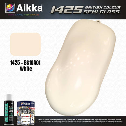 SATINE OPAQUE 1/2 - BRITISH STANDARD SEMI GLOSS COLOUR AIKKA (auto base ou auto kril) - 250 couleurs
