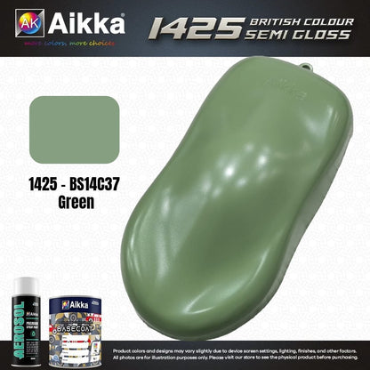 SATINE OPAQUE 1/2 - BRITISH STANDARD SEMI GLOSS COLOUR AIKKA (auto base ou auto kril) - 250 couleurs