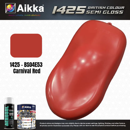 SATINE OPAQUE 1/2 - BRITISH STANDARD SEMI GLOSS COLOUR AIKKA (auto base ou auto kril) - 250 couleurs