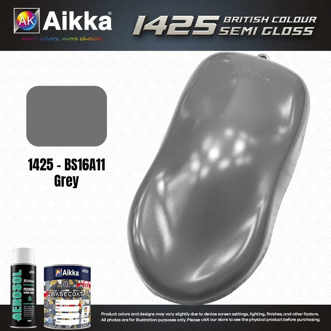 SATINE OPAQUE 1/2 - BRITISH STANDARD SEMI GLOSS COLOUR AIKKA (auto base ou auto kril) - 250 couleurs