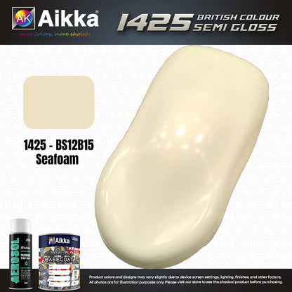 SATINE OPAQUE 1/2 - BRITISH STANDARD SEMI GLOSS COLOUR AIKKA (auto base ou auto kril) - 250 couleurs