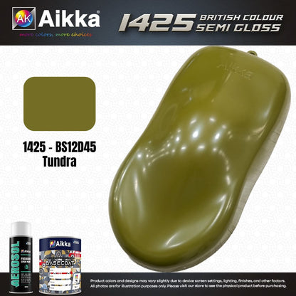 SATINE OPAQUE 1/2 - BRITISH STANDARD SEMI GLOSS COLOUR AIKKA (auto base ou auto kril) - 250 couleurs
