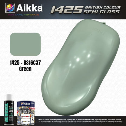 SATINE OPAQUE 1/2 - BRITISH STANDARD SEMI GLOSS COLOUR AIKKA (auto base ou auto kril) - 250 couleurs