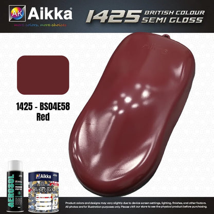SATINE OPAQUE 1/2 - BRITISH STANDARD SEMI GLOSS COLOUR AIKKA (auto base ou auto kril) - 250 couleurs
